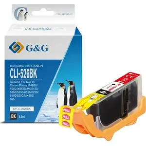 Ink cartridge G G compatible CLI526BK / NP-C-0526BK black 8.4 ml