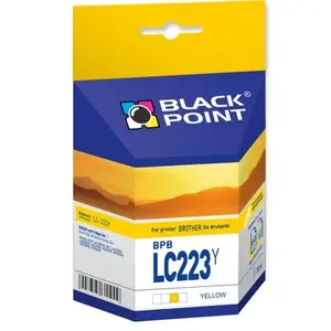 Картридж BLACKPOINT BPBLC223Y совместимый для Brother, краситель желтый, 10 мл, 1 шт