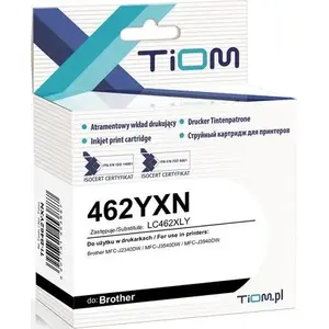 Ink Cartridge Tiom for Brother LC462XLY TI-B462YXN — yellow, approx. 1500 pages