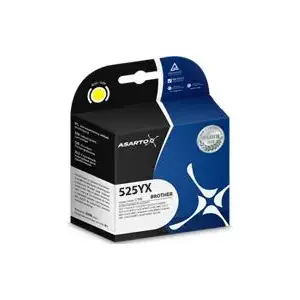 Ink Cartridge Asarto compatible with Brother LC525XLY, yellow, high yield AS-B525YXL