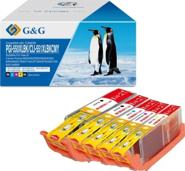 Tintes kasetnes g g saderīgas priekš