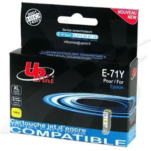 Tintes kasetne Uprint E-71Y dzeltena — Uprint E-71Y
