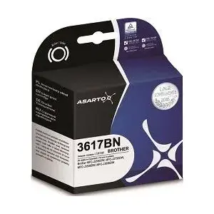 Картридж с чернилами Asarto LC3617BK (черный), совместимый, MPN AS-B3617BN