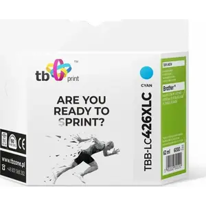 Картридж с чернилами TB Print для Brother MFC-J4540DW, модель TBB-LC426XLC, голубой (cyan)