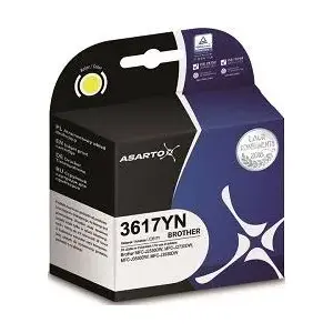 Картридж с чернилами Asarto LC3617Y жёлтый, совместимый, MPN AS-B3617YN