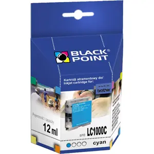 Ink cartridge BLACKPOINT BPBLC1000C cyan compatible with LC-1000C