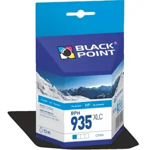 Картридж BLACKPOINT BPH935XLC совместимый с HP, красительный, Cyan (9,5 мл), 910 страниц, 1 шт
