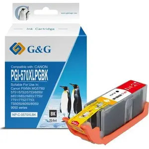 Ink Cartridge g g compatible with PGI-570XLBK (NP-C-0PG570XLBK), black, 20.4 ml