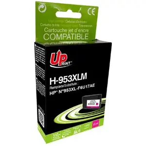 Ink cartridge Uprint compatible with HP 953XL F6U17AE, magenta, model H-953XLM
