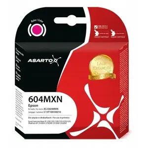 Картридж Asarto для Epson 604MXN C13T10H34010 7 мл магента — около 400 страниц