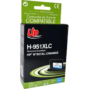 Tintes kasetne Uprint H-951XL-C (Cyan) saderīga ar CN046AE