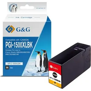 Картридж чернильный g g совместимый для Canon PGI-1500XL / NP-C-1500XLBK/C, черный