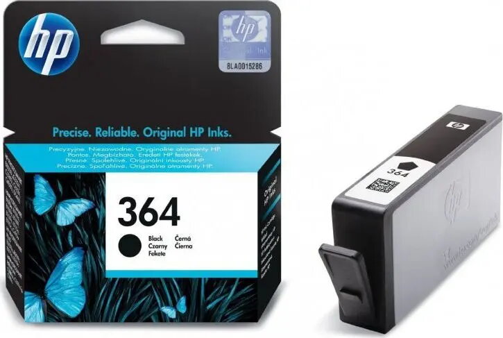 Tintes kasetne HP 364 melna (CB316EE)