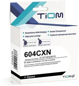 Картридж с чернилами Tiom для Epson 604CXN (C13T10H24010) — голубой, 12 мл, ≈350 стр.