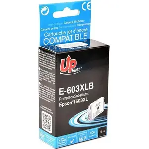 Картридж с чернилами Uprint E-603XLB совместимый с Epson Expression Home XP-2100/2105/3100, черный 13 мл, ~600 стр. (603XL, C13T03A14010)