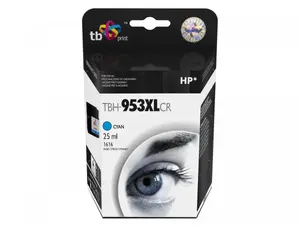 Картридж с чернилами TB Print TBH-953XLCR Cyan 25 мл, ресурс 1616 страниц, 1 шт