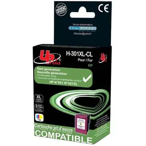 Картридж Uprint H-301XLC / CH564EE цветной для совместимых принтеров