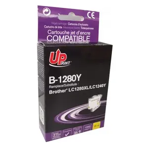 Uprint compatible ink cartridge T3AZUR BJ1280YUP, yellow, 16 ml, yield 1200 pages, 1 pc