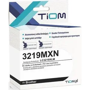 Tintes kasetne Tiom priekš Brother LC3219XLM Magenta — 1500 lapas