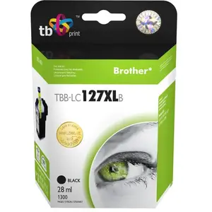 Картридж с чернилами TB Print TBB-LC127XLB (совместим с Brother LC127XL) Черный