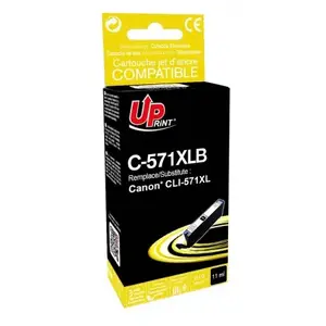 Картридж Uprint C-571XLB — совместимый высокий (XL) ресурс, черный, 11 мл пигментных, ~810 страниц