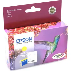 Картридж Epson T0804 / C13T080440 желтый для совместимых принтеров Epson