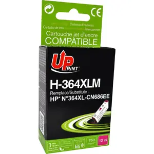 Tintes kasetne Uprint H-364XLM / CB324EE Magenta priekš saderīgām printeriem