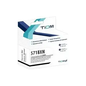 Ink Cartridge Tiom for Canon PIXMA MG-5750, model Ti-C571BX, black (compatible with CLI-571BK)