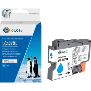 Картридж-чернила g g NP-B-0427XLC совместимый, голубой (LC-427XLC)