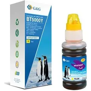 Ink cartridge g g NPR-BT5000Y yellow, compatible BT-5000Y, yield 5000 pages