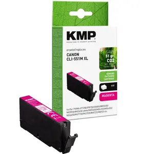 Ink cartridge JetWorld compatible for Canon CLI-551 MXL / 6445B001 — Magenta, 10.5 ml, 650 pages, single pack