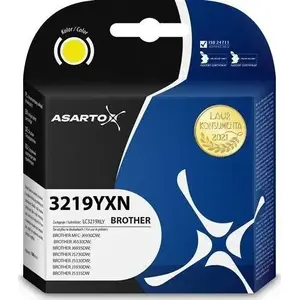 Картридж Asarto LC3219XLY для Brother (жёлтый) — около 1500 страниц