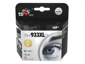 Картридж TB Print TBH-933XLCR — пигментная синяя краска, 16 мл, ~825 страниц, совместим с HP