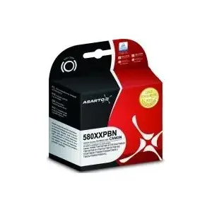 Tinte Asarto priekš Canon PGI-580XXL PGBK, melna, aptuveni 600 lapas (AS-C580XXPBN)