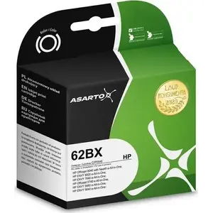 Картридж Asarto для HP 62BX (C2P05AE) — 18 мл, чёрный