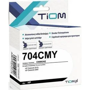Картридж с чернилами Tiom HP 704 CMY (CN693AE), 7 мл, цветной