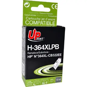 Картридж с чернилами Uprint H-364XL-PB / CB317EE (черный) совместимый
