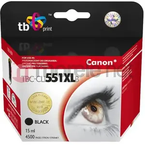 Ink Cartridge TB Print TBC-CLI551XLB (CLI-551XL) for compatible printers, high-capacity black