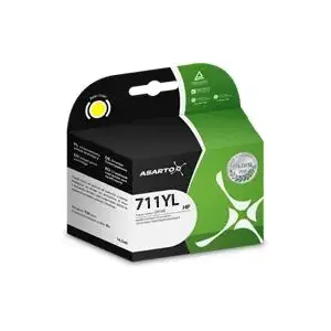 Картридж с чернилами Asarto HP 711 T120/T520, желтый, совместимый с серией HP 711