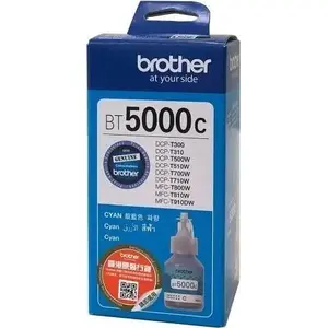 Картридж чернила Brother BT-5000C Cyan оригинальный для DCP-T300 / DCP-T500W / DCP-T700W, 5000 стр.