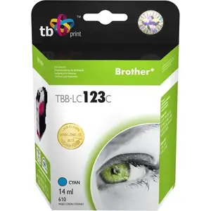 Картридж с чернилами TB Print TBB-LC123C (голубой) совместим с серией LC123