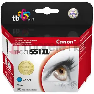Cartridge TB Print TBC-CLI551XLC (compatible CLI-551XL) Cyan for inkjet printers