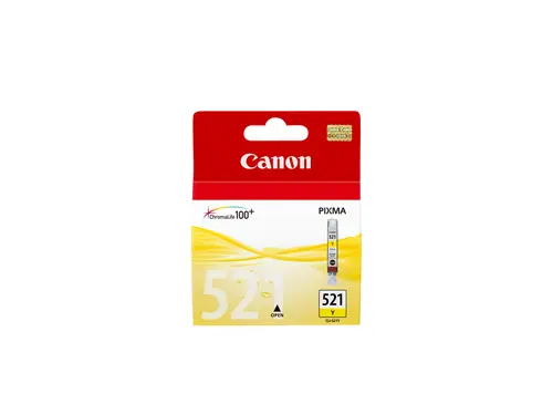 Tintes kasetne Canon CLI-521Y oriģinālā dzeltenā