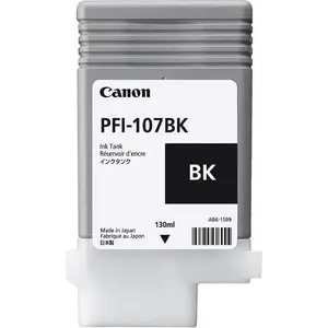 Ink Cartridge Canon PFI-107BK black, original replacement for imagePROGRAF printers