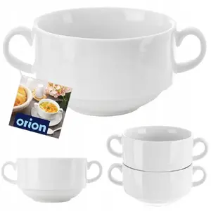 Porcelain soup bowl Lumarko MONA 290 ml – 290 ml capacity, single-piece soup bowl