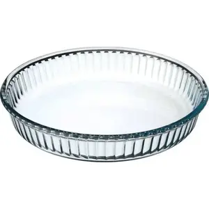 Glass Serving Platter 5_five S7908439, transparent, 26 cm