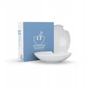 FiftyEight deep soup plates set, 2 pieces, 18 cm diameter, white