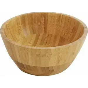 Bowl KingHoff KH-1694 16 cm, bamboo material, kitchen serving and salad bowl