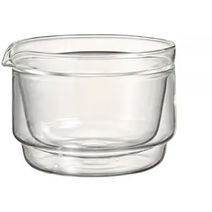 Double-wall Matcha Bowl 300 ml by HARIO — transparent glass