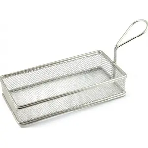 Serving Fry Basket KingHoff KH-1265 — mini fry serving basket for snacks and sides